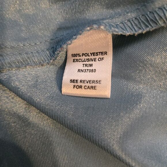 Y2K Cato Silky Baby Doll Top Size 22/24  Fairy Core Beachy Vacation Summer - Picture 5 of 8